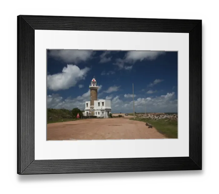 Framed Print : Uruguay, Montevideo Department, Montevideo. Punta Brava lighthouse