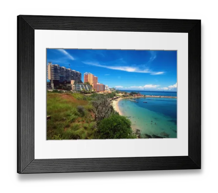 Framed Print : Juan Griego Bay, Margarita Island, Venezuela Framed Print : Juan Griego Bay, Margarita Island, Venezuela
