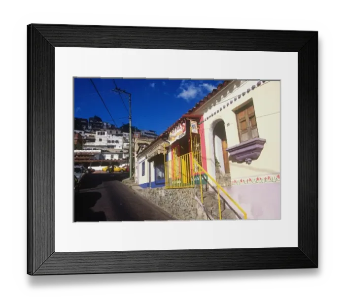 Framed Print : Caracas neighborhood, Venezuela
