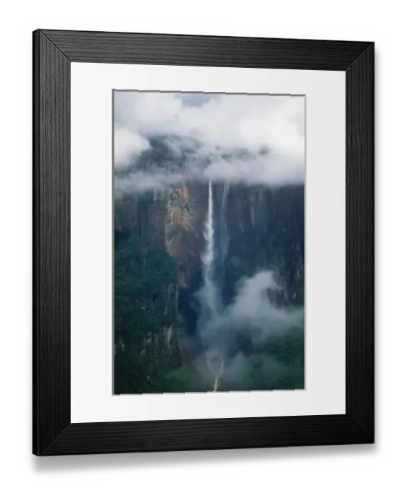 Framed Print : Venezuela, Angel Falls, Canaima National Park Framed Print : Venezuela, Angel Falls, Canaima National Park