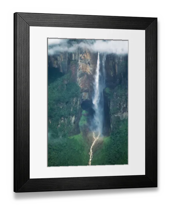 Framed Print : Venezuela, Angel Falls, Canaima National Park Framed Print : Venezuela, Angel Falls, Canaima National Park