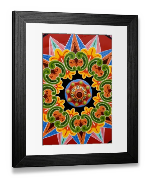 Framed Print : Colorful close up of famous wheel for carriages that are traditional in and around Framed Print : Colorful close up of famous wheel for carriages that are traditional in and around