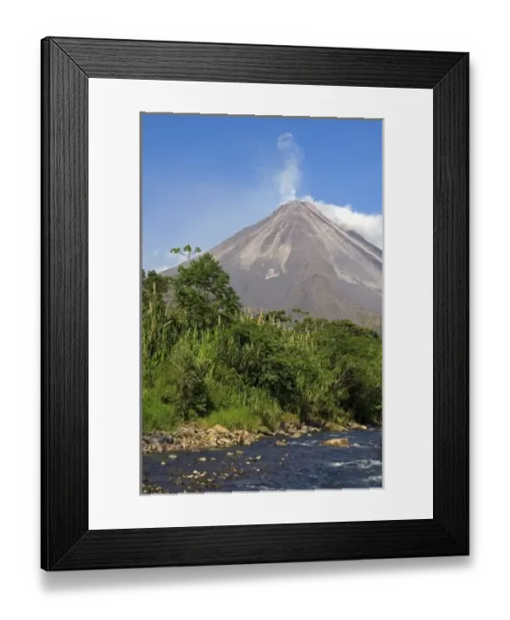 Framed Print : Arenal Volcano and fresh water stream near La Fortuna, San Carlos, Costa Rica Framed Print : Arenal Volcano and fresh water stream near La Fortuna, San Carlos, Costa Rica