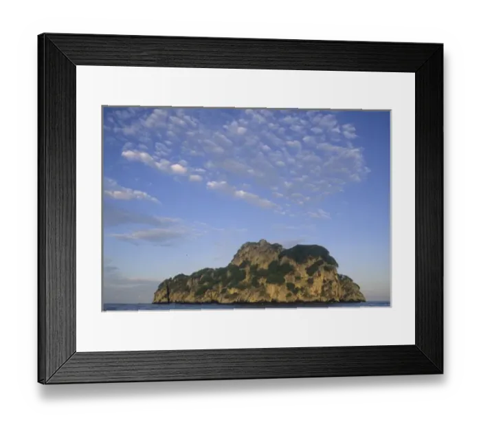 Framed Print : Small offshore island and seabird rookery, Cocos Island National Park, Costa Rica Framed Print : Small offshore island and seabird rookery, Cocos Island National Park, Costa Rica