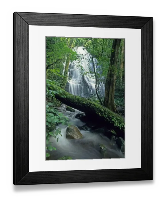 Framed Print : Costa Rica, Rincon de la Vieja, Las Pailas Waterfall, seasonal waterfalls in dry forest area Framed Print : Costa Rica, Rincon de la Vieja, Las Pailas Waterfall, seasonal waterfalls in dry forest area