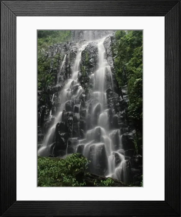 Framed Print : Costa Rica, Las Tablas, La Amistad, Rio Negro, waterfall Framed Print : Costa Rica, Las Tablas, La Amistad, Rio Negro, waterfall