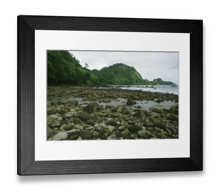 Framed Print : Costa Rica, beach at Cocos Island Framed Print : Costa Rica, beach at Cocos Island