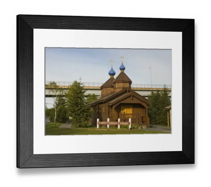Framed Print : USA, Alaska, Kodiak, St. Herman Orthodox Seminary Framed Print : USA, Alaska, Kodiak, St. Herman Orthodox Seminary