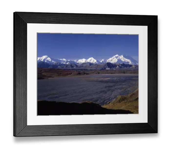 Framed Print : USA, Alaska, Mount McKinley, Fall, Denali National Park