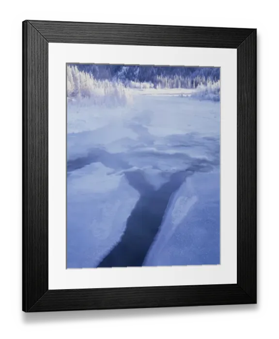 Framed Print : USA, Alaska, Sunrise, Winter, Nenana River, Denali National Park Framed Print : USA, Alaska, Sunrise, Winter, Nenana River, Denali National Park