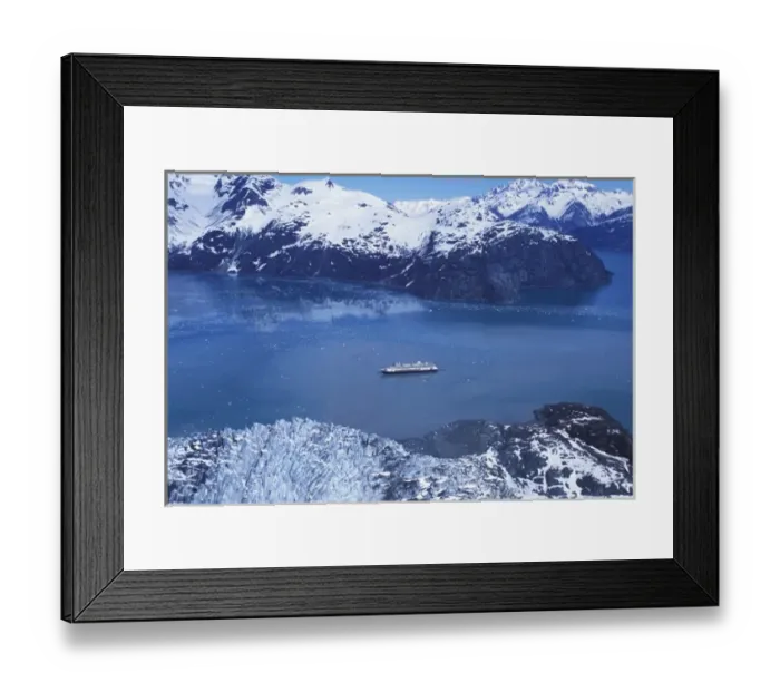 Framed Print : USA, Alaska, Glacier Bay National Park, Lamplugh Glacier, John Hopkins Inlet. Holland