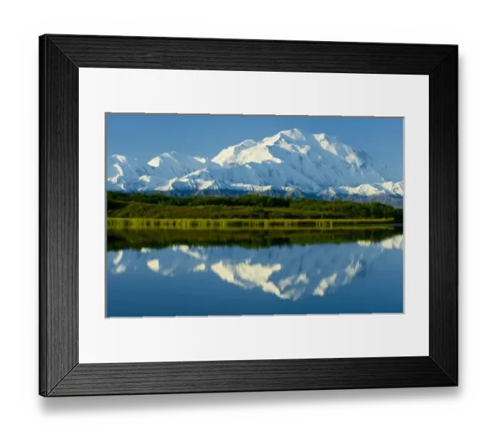 Framed Print : Denali, Mt. McKInley, at over 20, 000 feet, the highest mountain in North America Framed Print : Denali, Mt. McKInley, at over 20, 000 feet, the highest mountain in North America