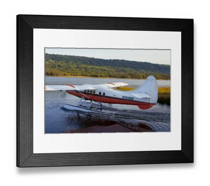 Framed Print : Passenger floatplanes in Homer, Alaska Framed Print : Passenger floatplanes in Homer, Alaska