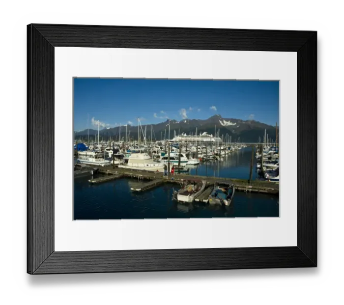 Framed Print : Must-see port of call Seward, Alaska Framed Print : Must-see port of call Seward, Alaska