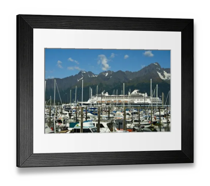 Framed Print : Must-see port of call Seward, Alaska Framed Print : Must-see port of call Seward, Alaska
