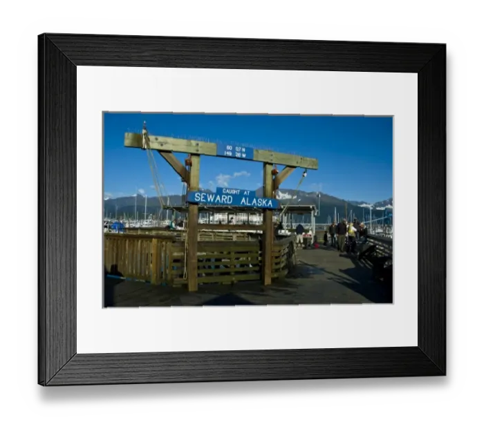 Framed Print : Must-see port of call Seward, Alaska Framed Print : Must-see port of call Seward, Alaska