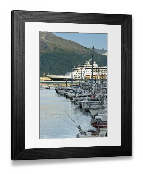 Framed Print : Must-see port of call Seward, Alaska Framed Print : Must-see port of call Seward, Alaska