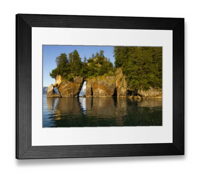 Framed Print : Three Hole Point in Aialik Bay in Kenai Fjords National Park, Alaska Framed Print : Three Hole Point in Aialik Bay in Kenai Fjords National Park, Alaska