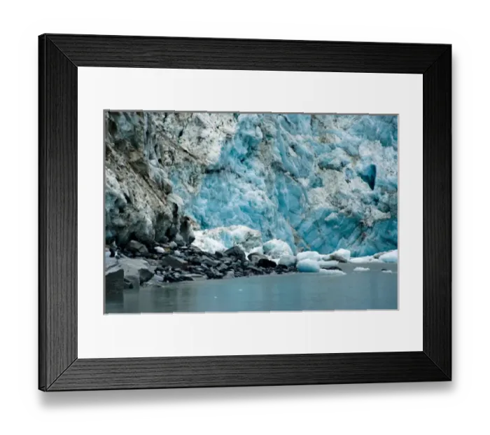 Framed Print : USA, Pacific Northwest, Alaska, Glacier Bay National Park. Lamplugh Glacier Framed Print : USA, Pacific Northwest, Alaska, Glacier Bay National Park. Lamplugh Glacier
