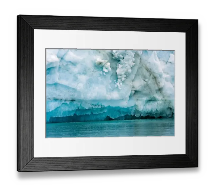 Framed Print : USA, Pacific Northwest, Alaska, Glacier Bay National Park. Lamplugh Glacier