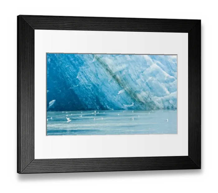 Framed Print : USA, Pacific Northwest, Alaska, Glacier Bay National Park. McBride Glacier