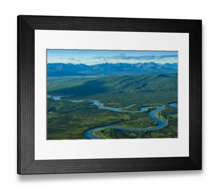 Framed Print : USA, Pacific Northwest, Alaska, Arctic Circle, Brooks Range. The John River flows Framed Print : USA, Pacific Northwest, Alaska, Arctic Circle, Brooks Range. The John River flows