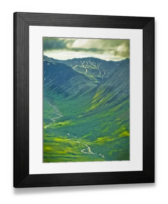Framed Print : USA, Pacific Northwest, Alaska, above Katmai National Park Framed Print : USA, Pacific Northwest, Alaska, above Katmai National Park