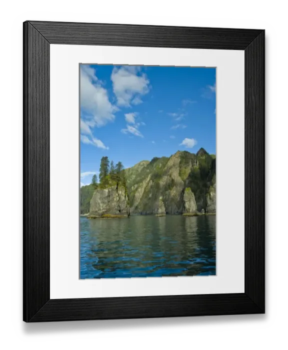 Framed Print : USA, Pacific Northwest, Alaska, Kenai Fjords National Park. Fantastic Spire Cove Framed Print : USA, Pacific Northwest, Alaska, Kenai Fjords National Park. Fantastic Spire Cove
