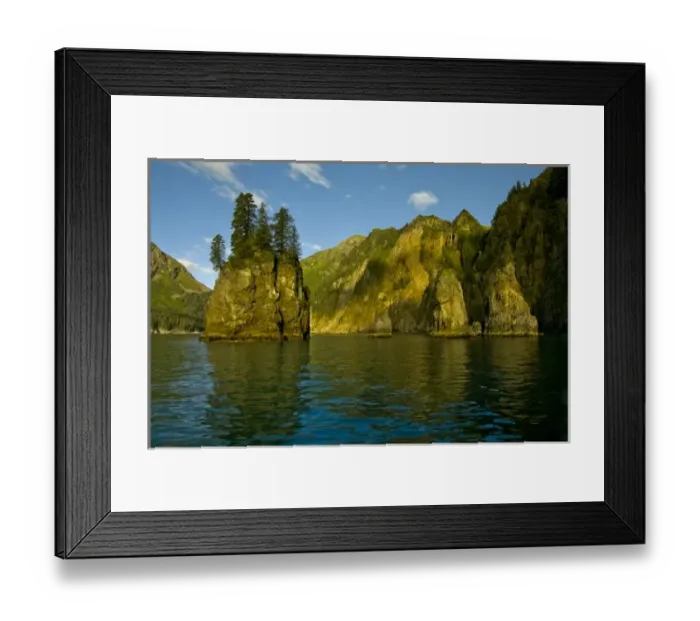 Framed Print : USA, Pacific Northwest, Alaska, Kenai Fjords National Park. Fantastic Spire Cove Framed Print : USA, Pacific Northwest, Alaska, Kenai Fjords National Park. Fantastic Spire Cove