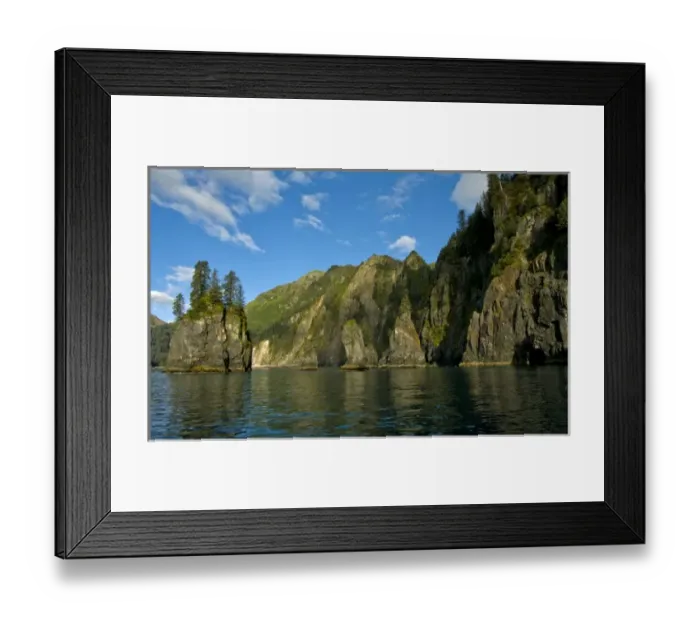 Framed Print : USA, Pacific Northwest, Alaska, Kenai Fjords National Park. Fantastic Spire Cove Framed Print : USA, Pacific Northwest, Alaska, Kenai Fjords National Park. Fantastic Spire Cove