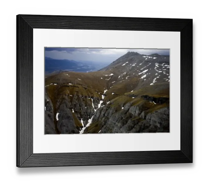 Framed Print : An aerial view of the mountain terrain of the Arctic National Wildlife Refuge, Alaska Framed Print : An aerial view of the mountain terrain of the Arctic National Wildlife Refuge, Alaska