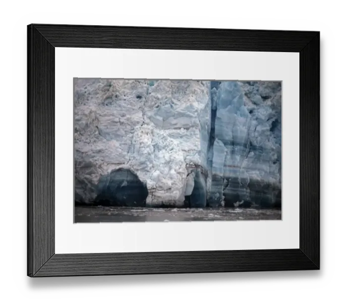 Framed Print : USA, Alaska. Hubbard Glacier, an advancing tidewater glacier popular for viewing from cruiseships