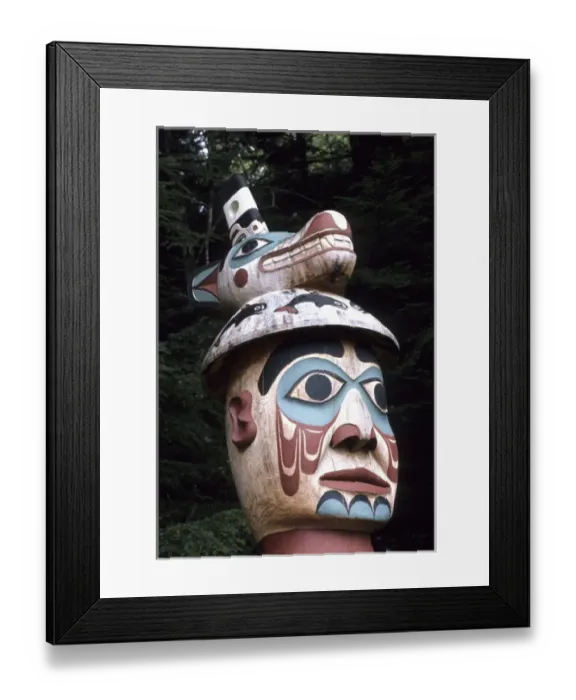 Framed Print : Totem in Ketchikan, Alaska, USA, North America Framed Print : Totem in Ketchikan, Alaska, USA, North America