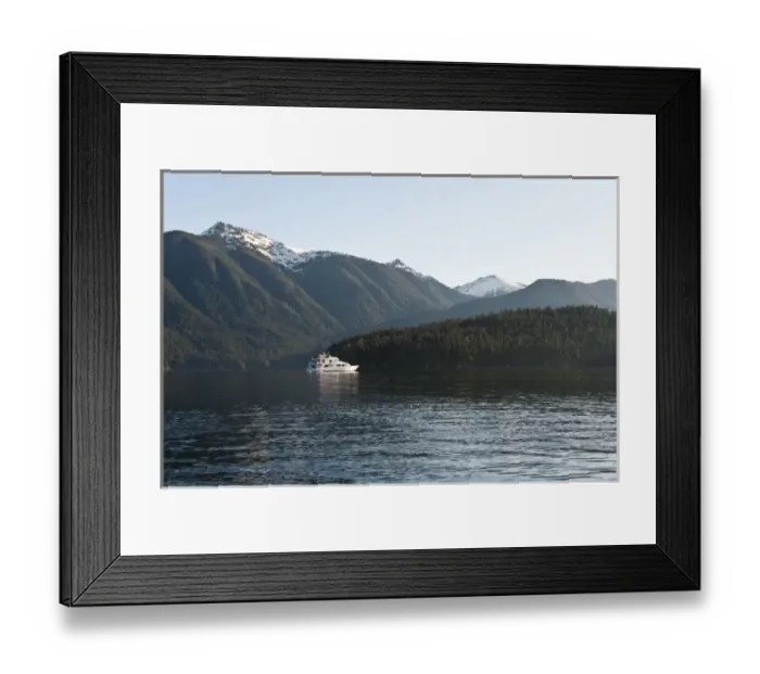 Framed Print : Alaska. Safari Quest anchored in Windham Bay in the Chuck River Wilderness Area, Southeast Alaska Framed Print : Alaska. Safari Quest anchored in Windham Bay in the Chuck River Wilderness Area, Southeast Alaska