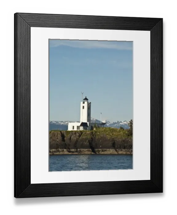 Framed Print : Alaska. Five Finger Lighthouse in the Five Finger Islands area of Frederick Sound, Southeast Alaska Framed Print : Alaska. Five Finger Lighthouse in the Five Finger Islands area of Frederick Sound, Southeast Alaska
