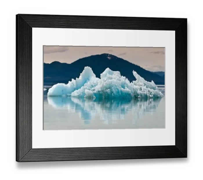 Framed Print : Alaska. Iceberg in LeConte Bay, Southeast Alaska Framed Print : Alaska. Iceberg in LeConte Bay, Southeast Alaska