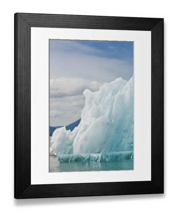 Framed Print : Alaska. Iceberg in LeConte Bay, Southeast Alaska