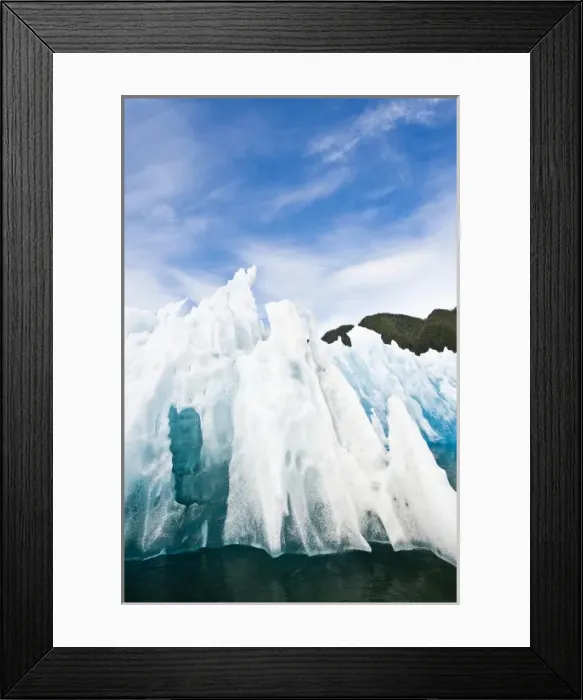 Framed Print : Alaska. Iceberg in LeConte Bay, Southeast Alaska