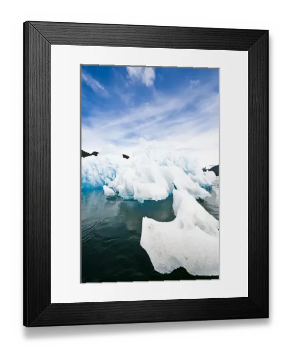Framed Print : Alaska. Iceberg in LeConte Bay, Southeast Alaska
