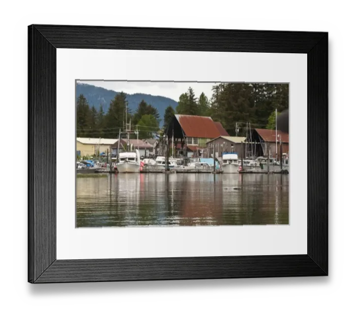 Framed Print : Alaska. Wrangell, Southeast Alaska Framed Print : Alaska. Wrangell, Southeast Alaska