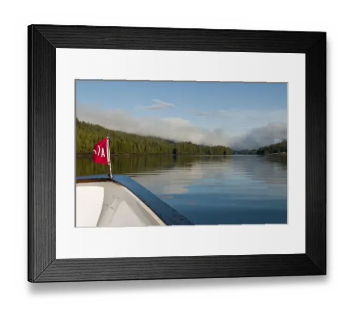 Framed Print : Alaska. Yes Bay in the Cleveland Peninsula region of Southeast Alaska