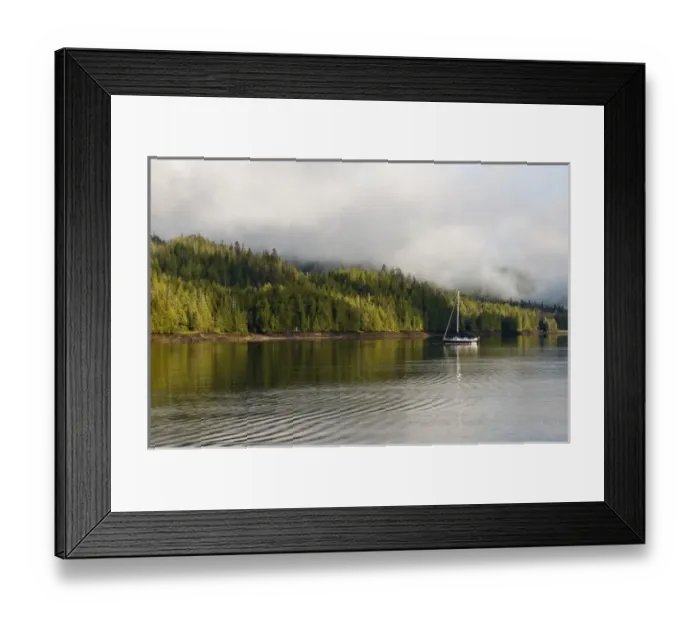 Framed Print : Alaska. Yes Bay in the Cleveland Peninsula region of Southeast Alaska