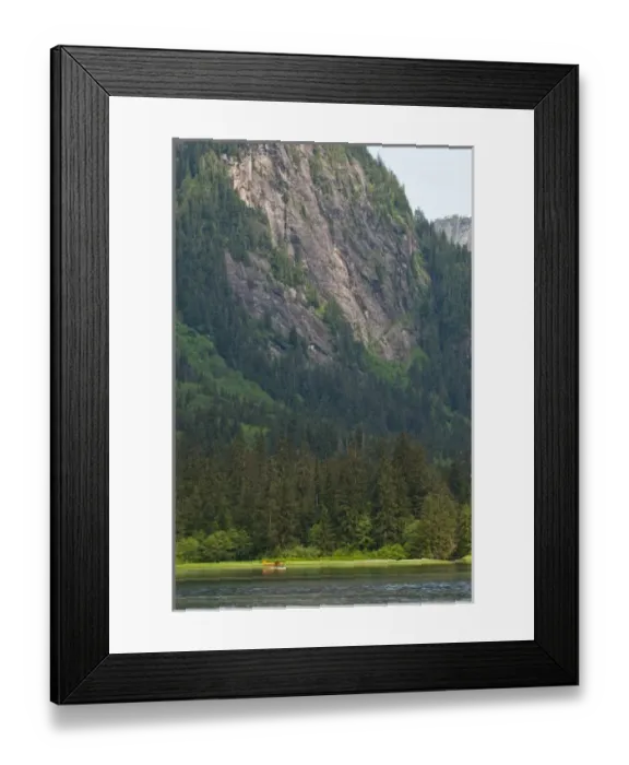 Framed Print : Alaska. Walker Cove area of Misty Fjords National Monument Wilderness Area, Southeast Alaska