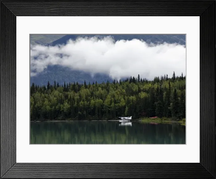 Framed Print : Float Plane at anchor, Snug Harbor, Kenai Peninsula, AK Framed Print : Float Plane at anchor, Snug Harbor, Kenai Peninsula, AK