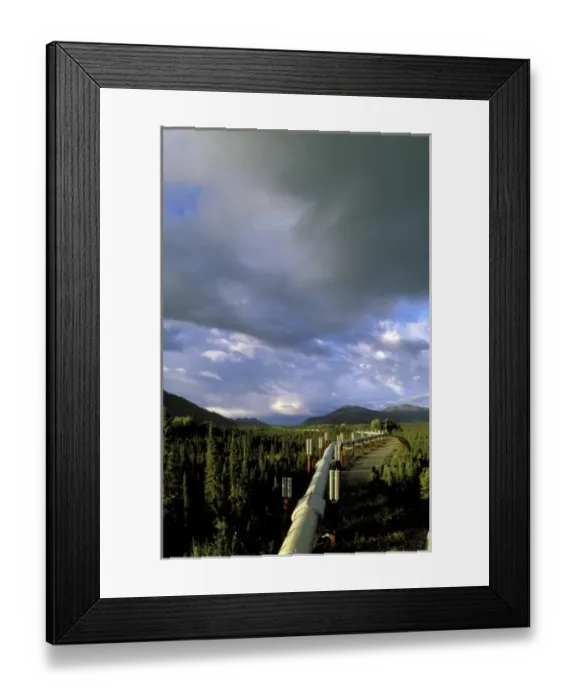 Framed Print : USA, Alaska, Brooks Range, Coldfoot. Trans-Alaska Oil Pipeline Framed Print : USA, Alaska, Brooks Range, Coldfoot. Trans-Alaska Oil Pipeline