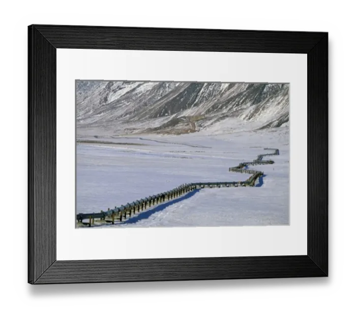 Framed Print : USA, Alaska, Brooks Range. Trans-Alaskan Oil Pipeline Framed Print : USA, Alaska, Brooks Range. Trans-Alaskan Oil Pipeline