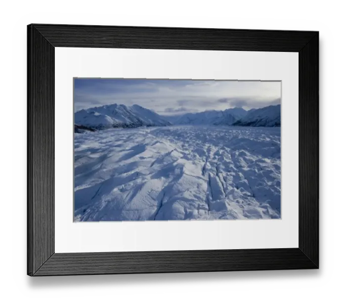 Framed Print : USA, Alaska, Chugach State Park, Aerial view of Matanuska Glacier and Chugach Range Framed Print : USA, Alaska, Chugach State Park, Aerial view of Matanuska Glacier and Chugach Range