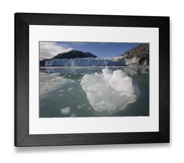 Framed Print : USA, Alaska, Glacier Bay National Park, Morning sun lights Iceberg from Margerie Framed Print : USA, Alaska, Glacier Bay National Park, Morning sun lights Iceberg from Margerie