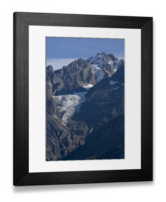 Framed Print : USA, Alaska, Glacier Bay National Park, Receding alpine glacier in mountain peaks above Tarr Inlet Framed Print : USA, Alaska, Glacier Bay National Park, Receding alpine glacier in mountain peaks above Tarr Inlet