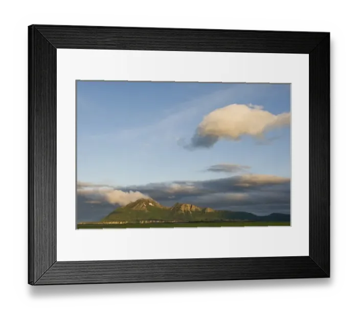 Framed Print : USA, Alaska, Katmai National Park, Windswept clouds above Cape Nukshak along Hallo Framed Print : USA, Alaska, Katmai National Park, Windswept clouds above Cape Nukshak along Hallo